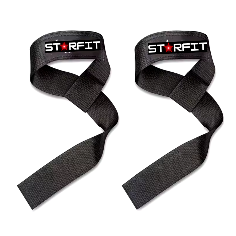 Par de straps de levantamiento con tomada acolchada para cargas altas