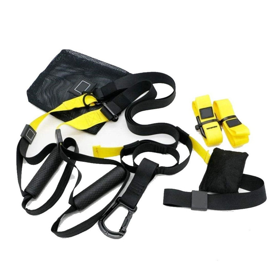 Bandas de entrenamiento en suspensión tipo TRX con manillas acolchadas